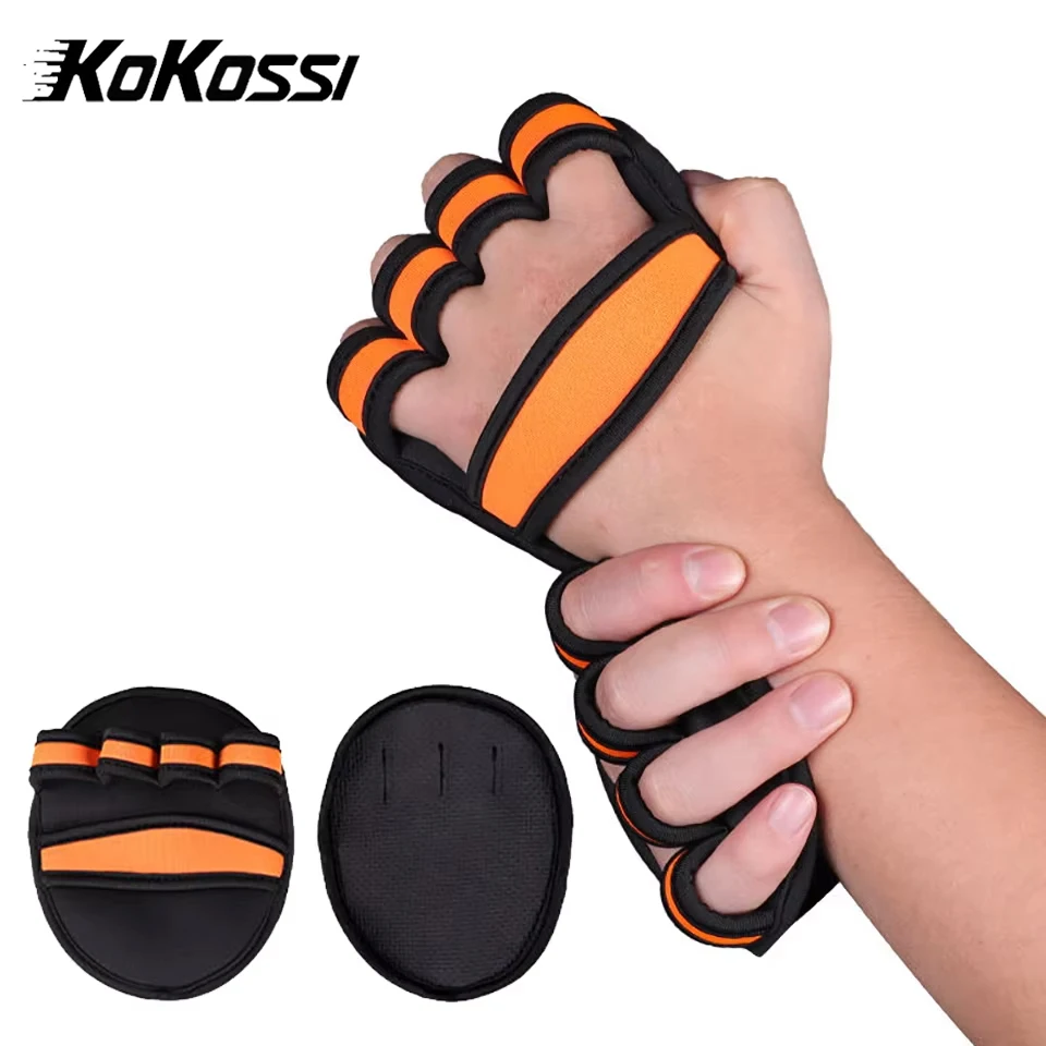 

1Pair Fitness Sports For Hand Protector Weightlifting Palm Dumbbell Grips Pads Anti Skid Weight Cross Training Glove Gym Workout