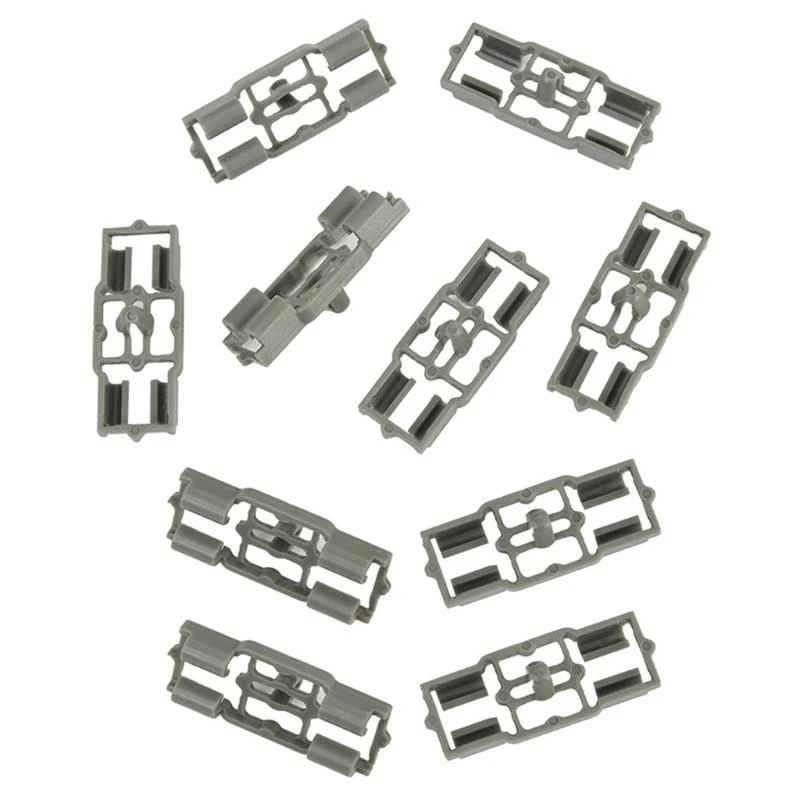  10 Pack Lower Door Weatherstrip Plastic Engine Hood Mounting Seal Retainer Fastener Clips Front Rear For R46 51717006757