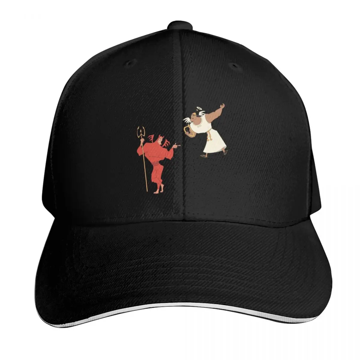 Kronk's Angel and Devil (The Emperor's New Groove) Baseball Cap Men Women Casual Summer Sport Sun Cap