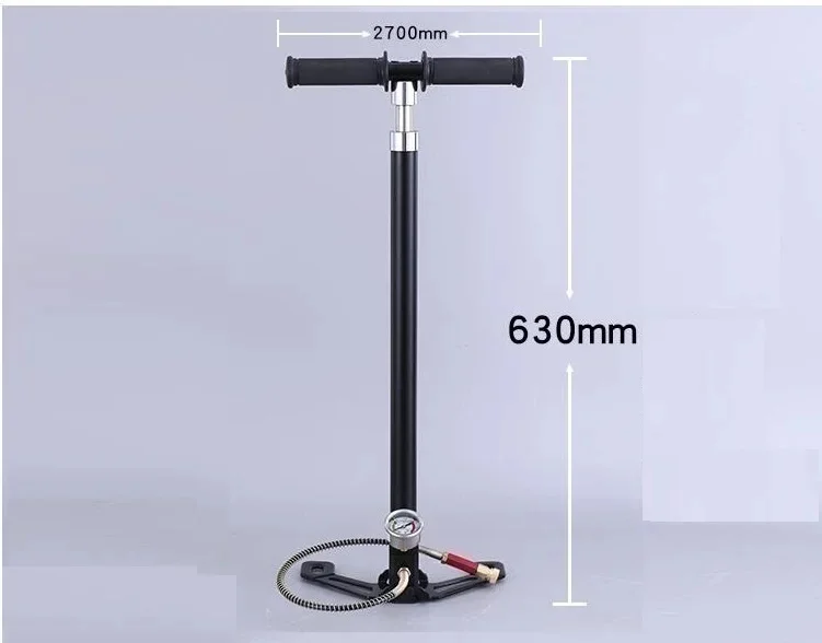 30mpa 4500psi 300bar 4 Stage High Pressure Air PCP Pump For Pcp Hunting Car Bicycle Refilling PCP Compressor