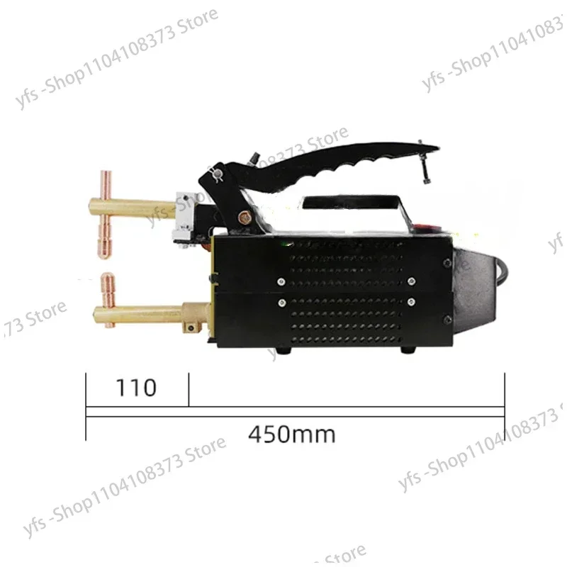 Mini saldatrice a punti per lamiera portatile elettrica riparazione saldatrice a punti saldatrice a punti 220V spessore di saldatura 2.0 + 2.0