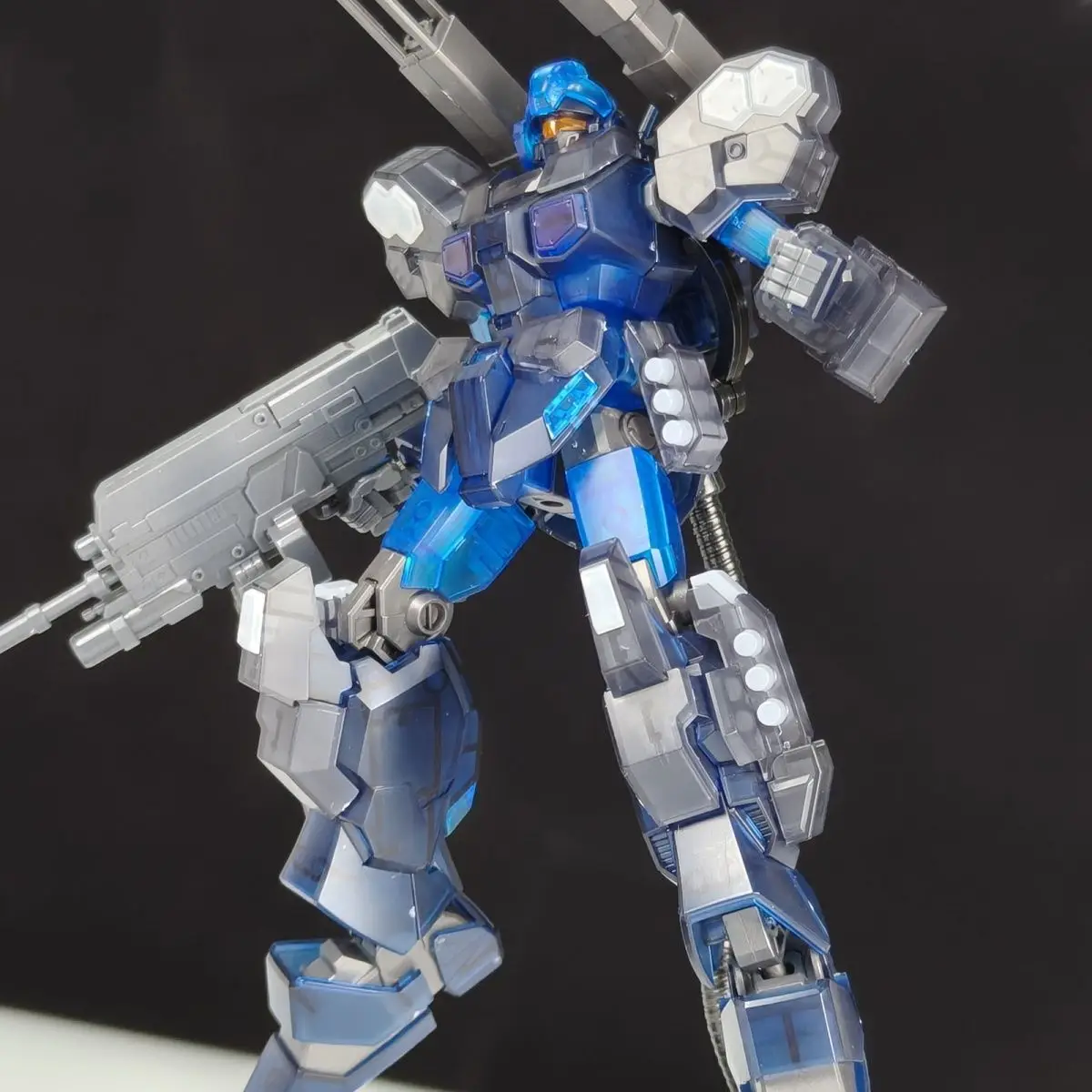 BAOBAO HG 1/144 Jesta Kit d'assemblage de couleur claire RGM-96X figurines d'action Robot modèle en plastique jouets pour cadeaux