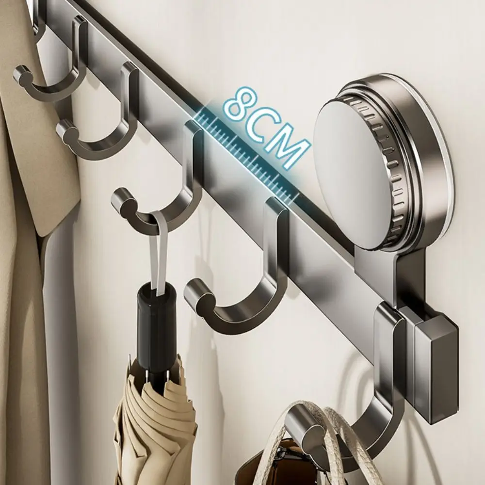 

No Drilling Suction Cup Door Hook Reusable Strong Load-bearing Bathroom Wall Hook Detachable Bedroom Organizer Hook Dormitory