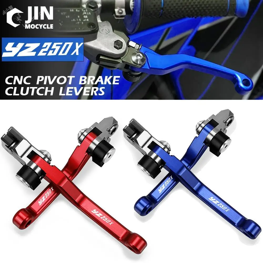 

Motocross Foldable Pivot Dirt Bike CNC Brake Clutch Levers Cable Lever Handle For YAMAHA YZ250X 2016 2017 2018 2019 YZ 250X Part