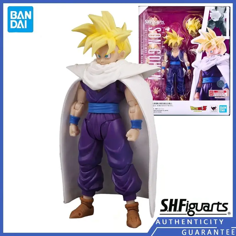 

[In stock] Bandai S.H.Figuarts SHF 11cm Dragon Ball Z Super Saiyan Son Gohan Movable Figure Garage Kits Model Toys Gifts Kids