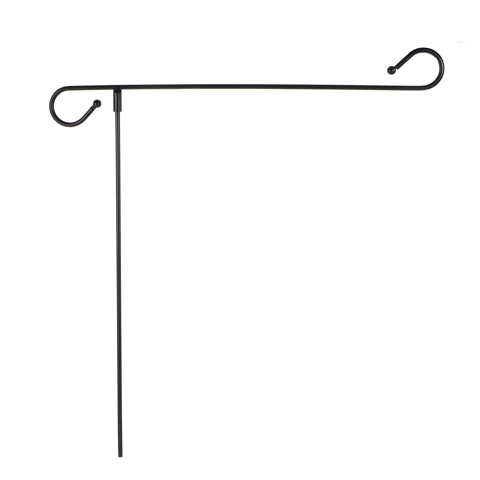 

Garden Flag Stand Metal Flagpole Holder Durable Lawn Rack Banner Stand Easy Install Stable Flag Banner Garden Yard Poles