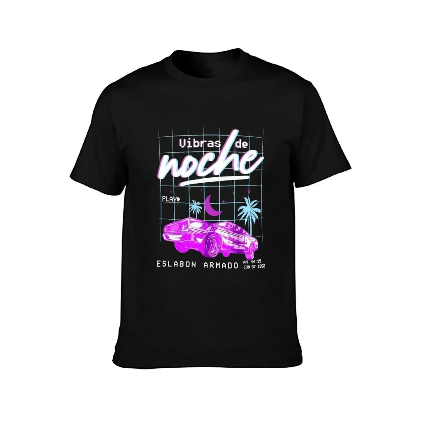 Vibras De Noche Play Eslabon Armado Vibras De Noche T-Shirt Large Size Short Sleeve T-Shirt