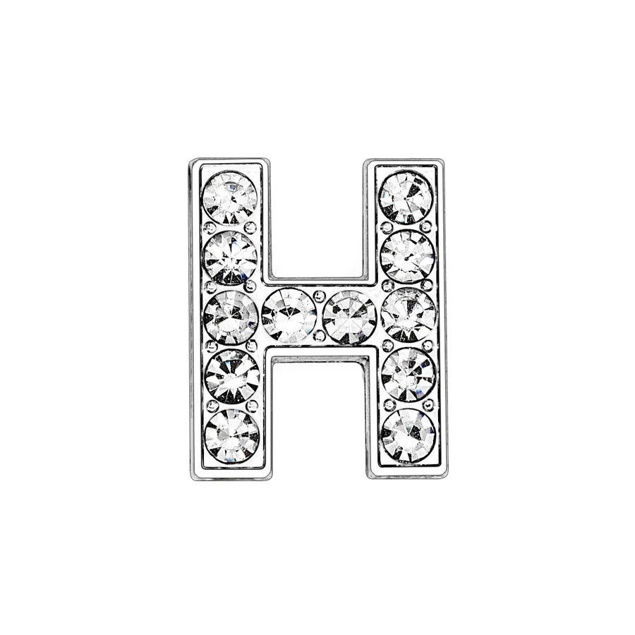 Großhandel 10mm Strass Dia Buchstaben Charms Für Schmuck Machen Frauen Armband Alphabet A-Z Haustier Kragen Halskette DIY Zubehör – Detail 7