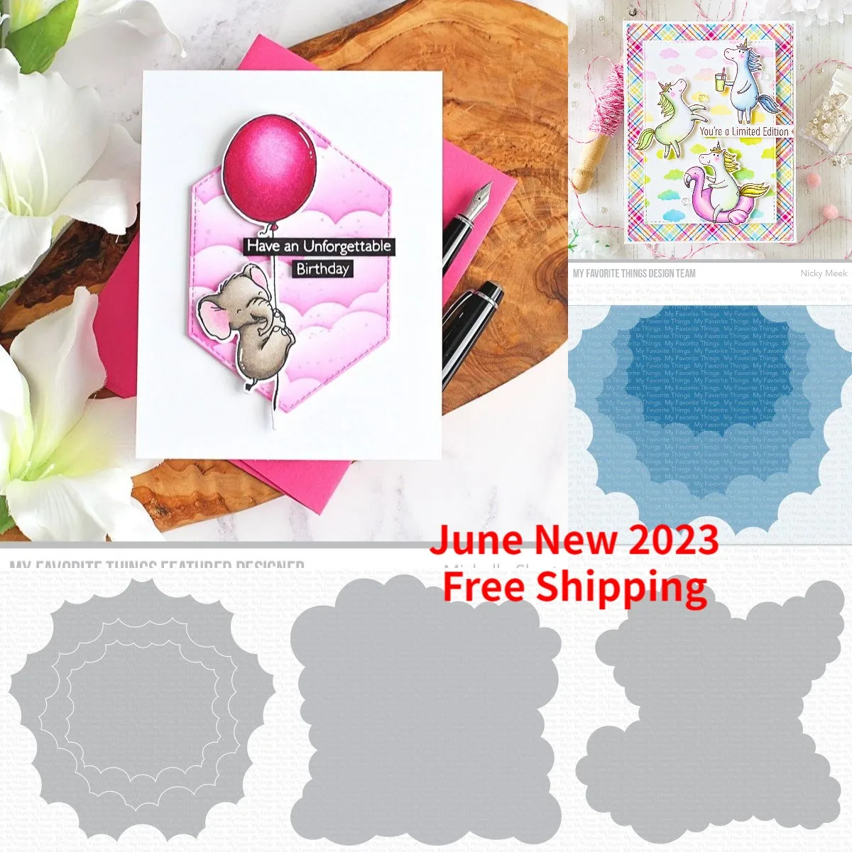 Mehrere Wolken neue Schablone DIY Scrap booking Fotoalbum dekorative Prägung Papier karte Handwerk