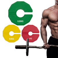2Pcs Steel Insert Weight Plates Non Slip Standard Weight Plates Multi-Function Micro Weight Plates Set for Strength Training