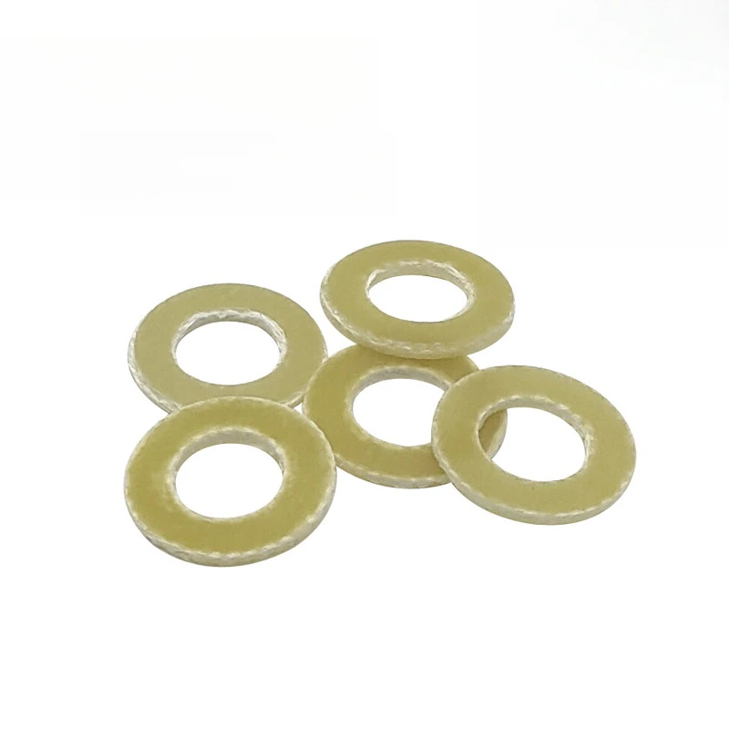 Bakelite Insulated High-Temperature Resistant Flat Washer Flame Retardant Epoxy Resin Sheet Yellow Electrical Gasket M3M5M6M12