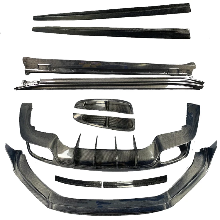2017-2022 High Quality Carbon Fiber for Paramera 971 Bodykit with Side Skirt Front Rear Lip Diffuser