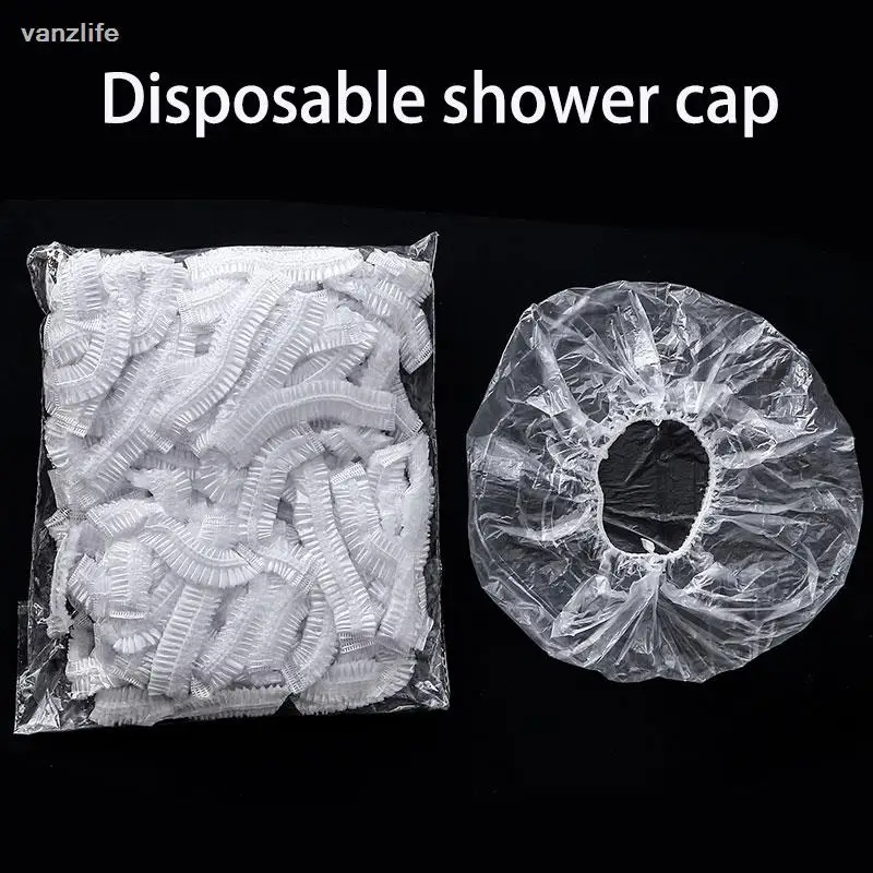 

vanzlife Disposable Female Bathing Cap Waterproof Head Cover Shower Adult Hair Dye Heating Thickened Kitchen Oil Smoke Proof Cap