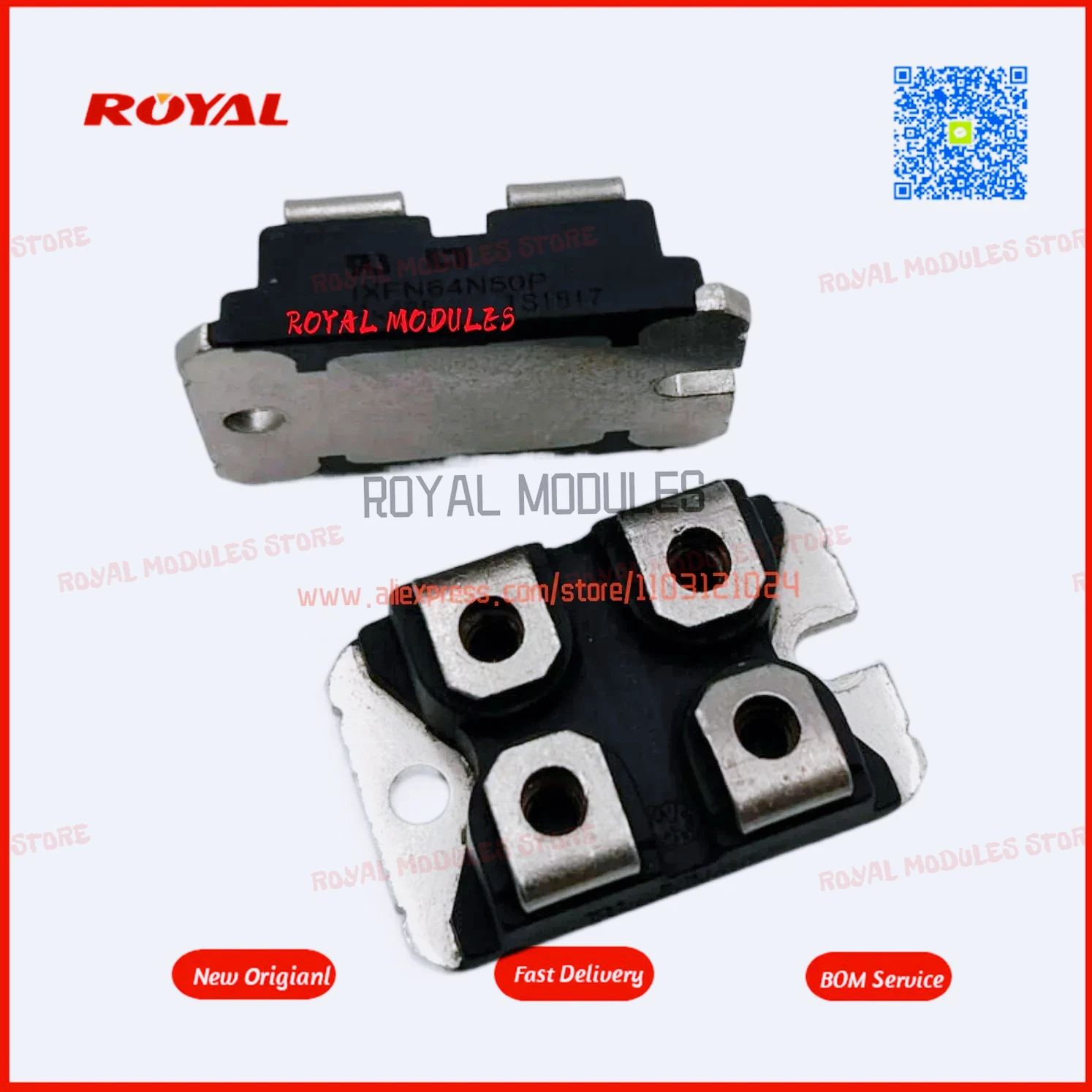 New Original  IXFN64N50P IXFN62N80Q3  IXFN150N10 IXFN150N15  IXSN80N60AU1  IXFN64N50PD2
