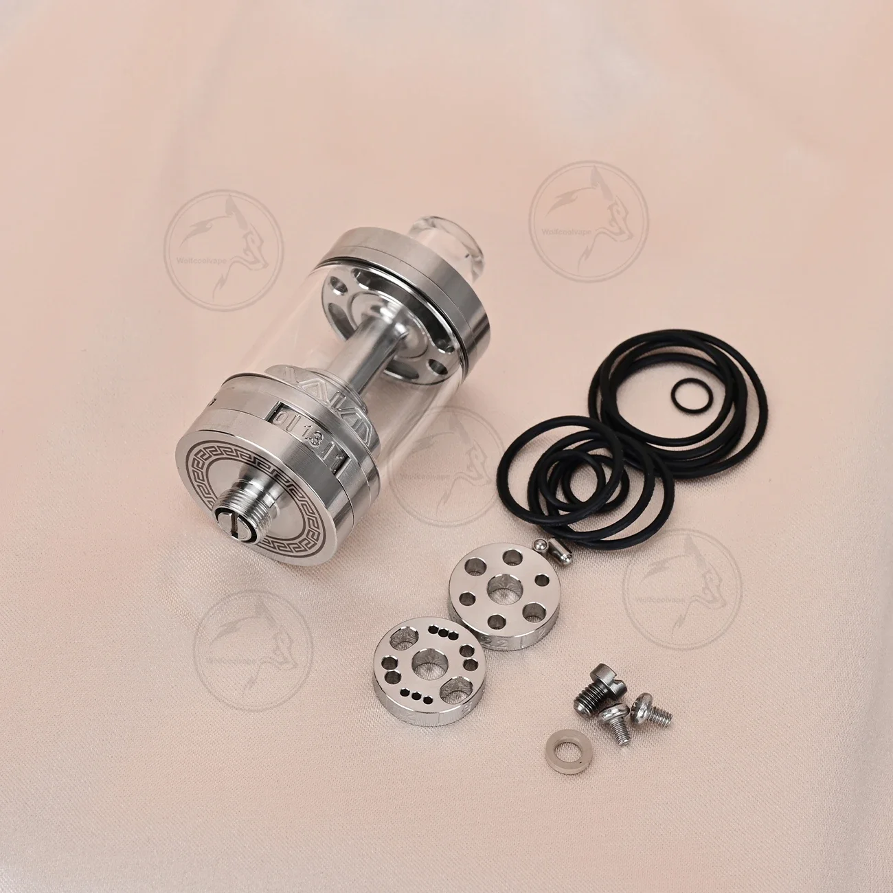 Wolfcoolvape VWM Imperia rta mtl 22mm 316ss خزان رذاذ 5ml rta خزان قابل لإعادة البناء Vape RTA