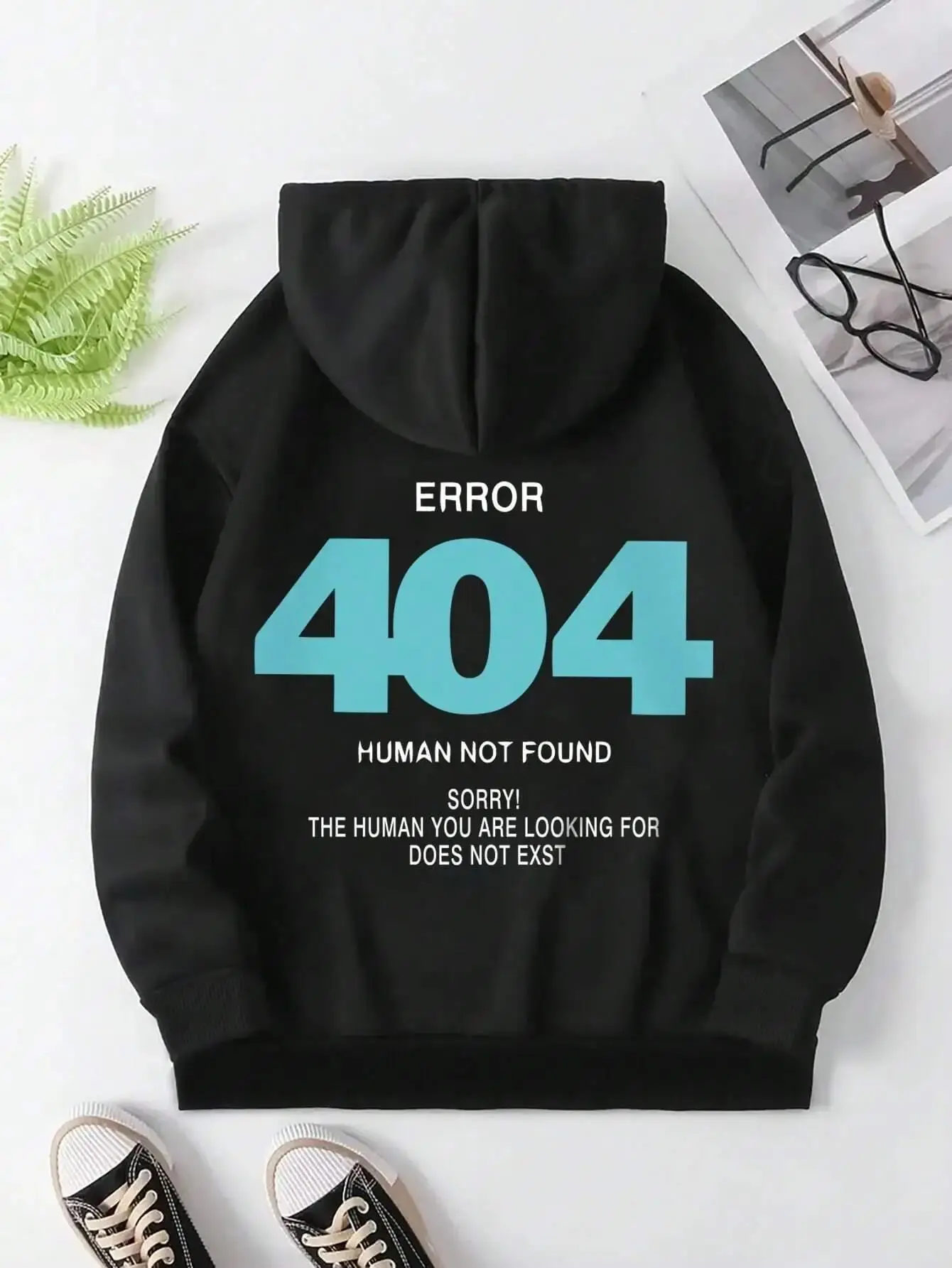 Men's Cotton Hoodie 404 Error I Can T Find It Sorry High Quality Casual Sportswear Fashionable Autumn Outdoor Fashion Trend Tops