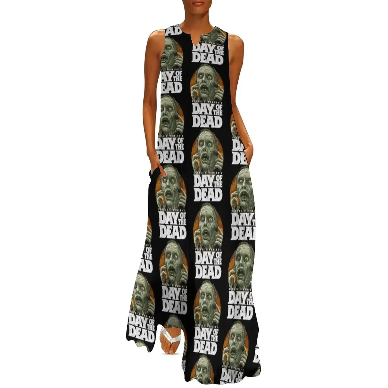

Day Of The Dead Long Dress beach dresses womens clothing Women's evening dress evening dresses luxury 2025 Dress