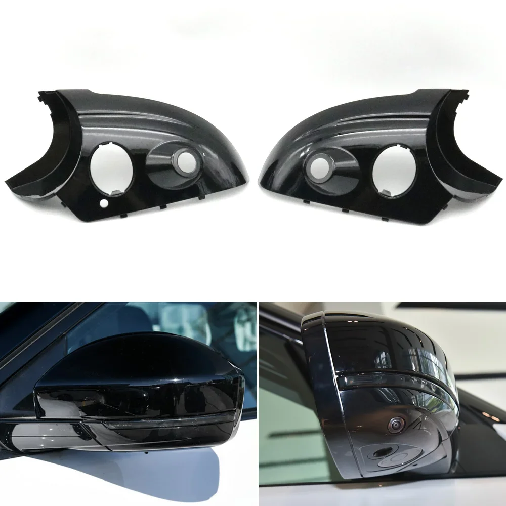 

Modified Door Side Rearview Mirror With 360° Camera Hole Lower Cover For Land Rover Freelander Range Rover Velar Discovery Sport