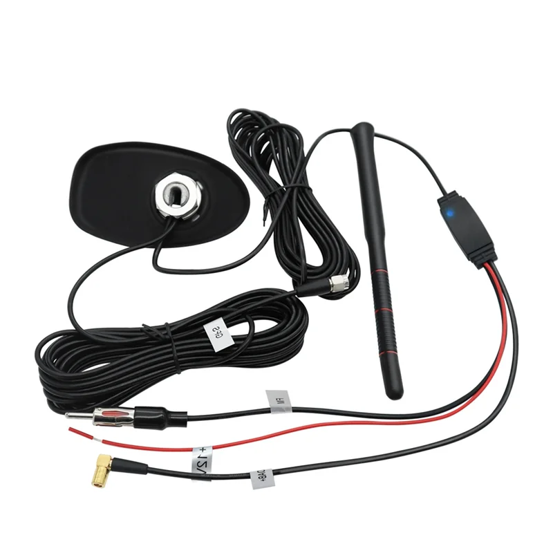 Universal Car Antenna GPS+DAB+FM 3-In-1 Multi-Function Combination Active Radio Amplifier Antenna With Gain