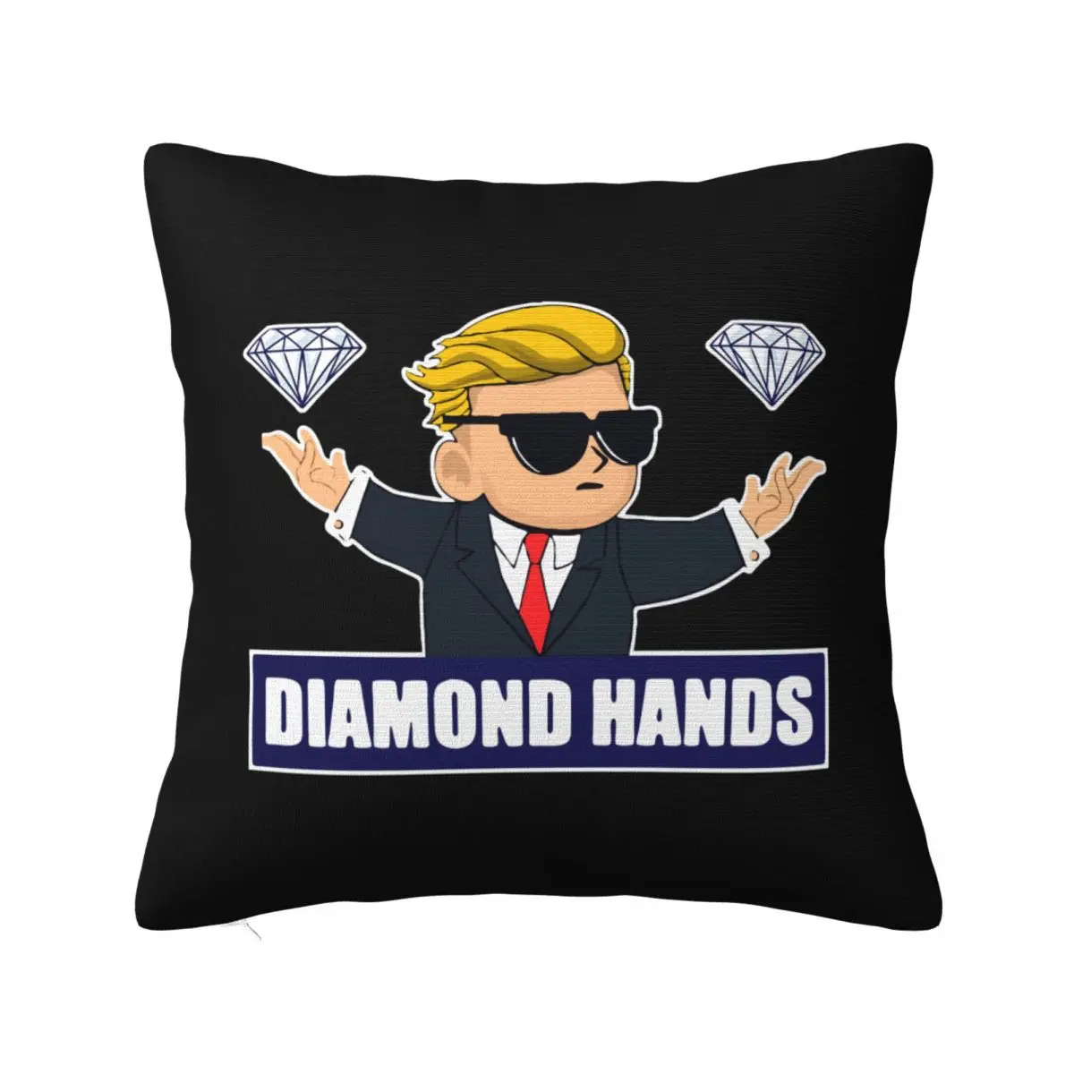 Reddit Wallstreetbets WSB Pillow Case Bitcoin Cushion Cover Awesome Zippered Decorative Pillowcase for Seat 40x40cm