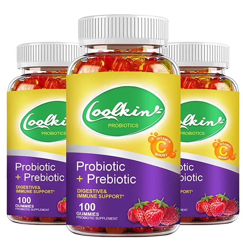 

Probiotics + Prebiotic Gummies - Promotes Digestive Health and Immune Health, Probiotics Keep The Digestive System Balanced