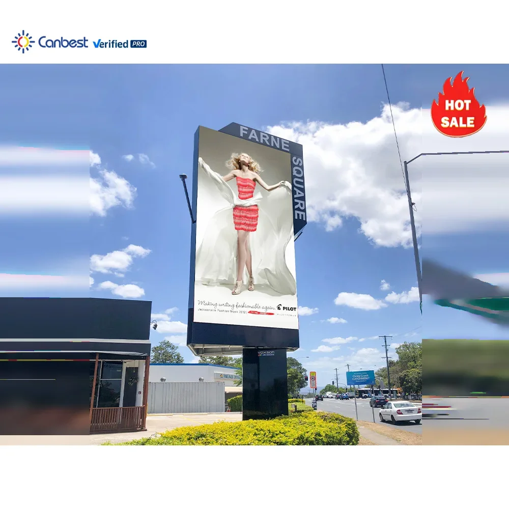 

P6.67 P8 P10 High Brightness Energy Saving IP66 Waterproof Outdoor LED Display Billboard for Gas Station Commercial Advertising