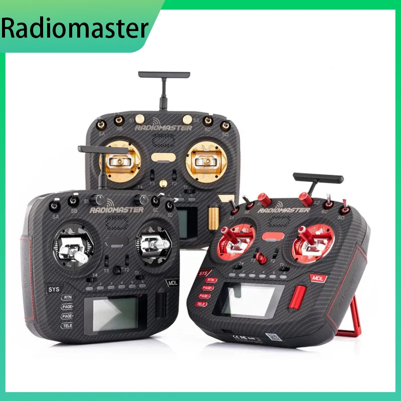 

RadioMaster Boxer Max версия с ЧПУ AG01 Hall Gimbals из углеродного волокна ExpressLRS 2,4G 16-канальный передатчик с дистанционным управлением