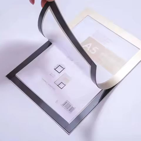 Pvc Plastic Poster Picture Paper Display Holder A5 A3 A4 Store Advertisement Promotion Sign Frame