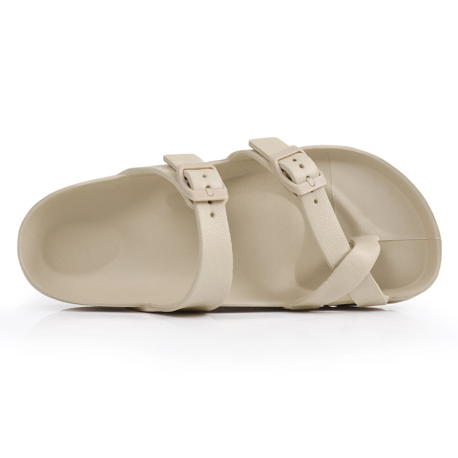Comwarm Orthopädische Damen-Sandalen mit Verstellbarer Schnalle Rutschfeste Modische Slides Weiche Sohle Strandpantoffeln mit Gewölbeunterstützung – Detail 26