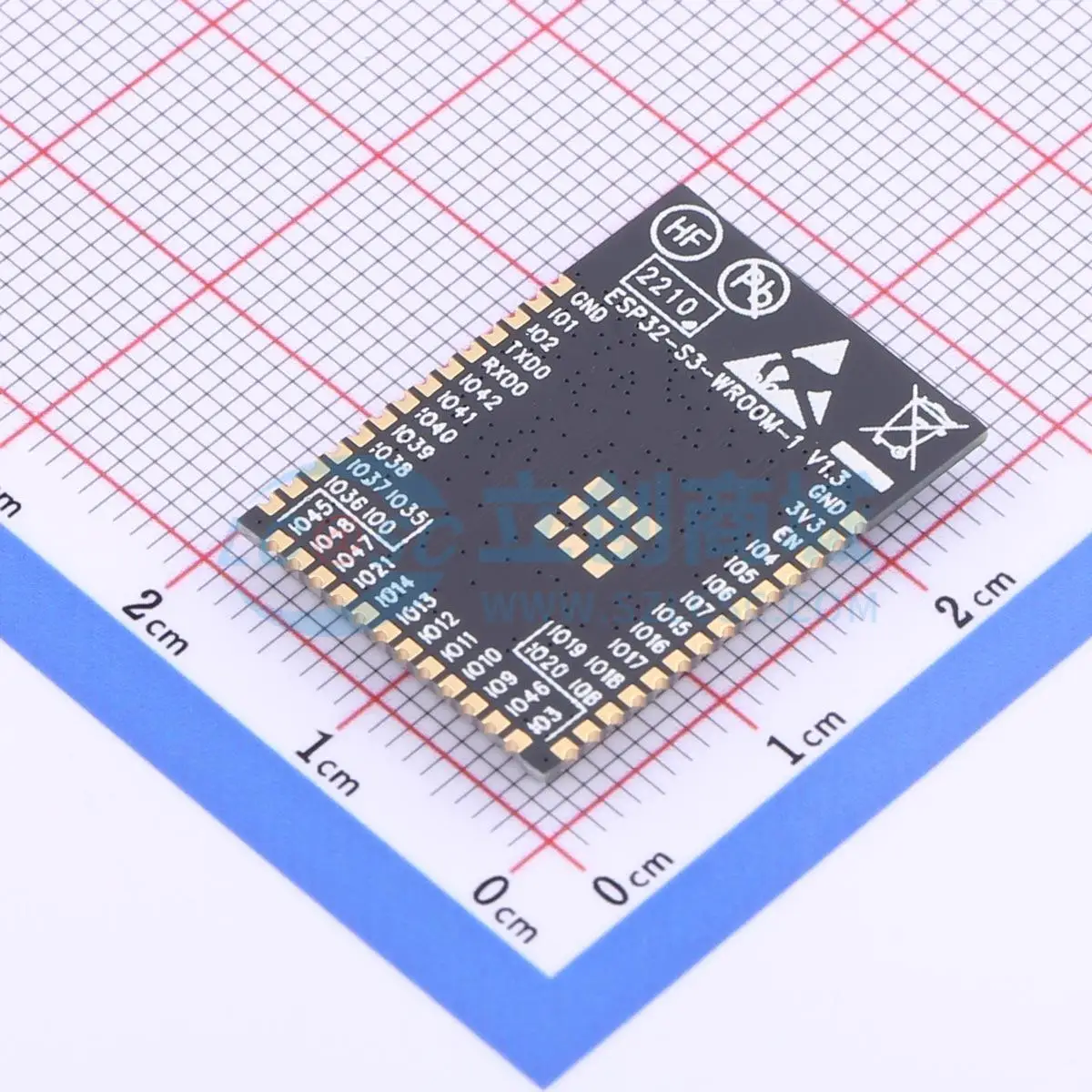 3pcs ESP32-S3-WROOM-1-N4R8 Wireless Communication Module for Embedded Control Systems C2913200