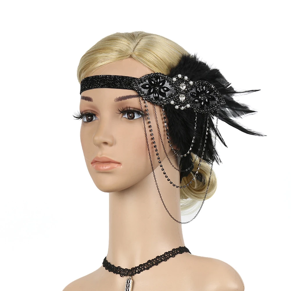 

Headband Women Hair Accessories Soft Lightweight Chain Elegant Hairstyle Photo Prop Bride Party Dancing