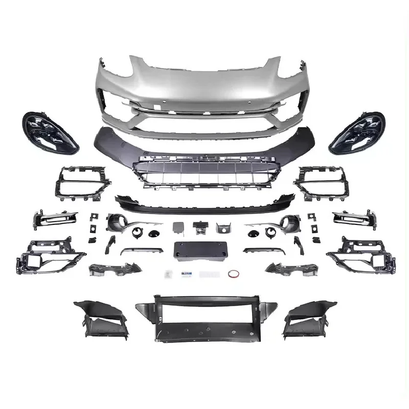 

Для Panamera 2010-2016 970.1 970.2 Upgr 971 Turbo S Стиль Передний бампер Матрица Фара Обвес