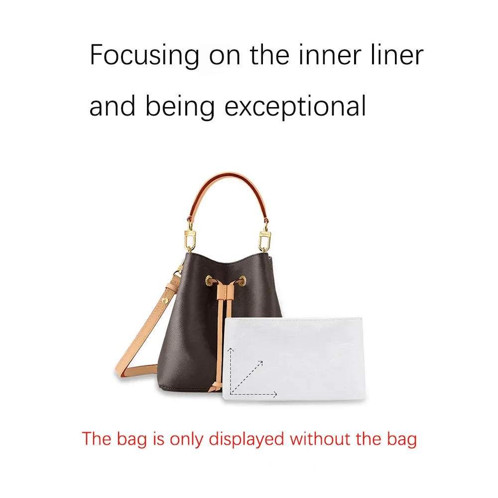 

Bucket Bag With Zipper Lining Middle Bag Waterproof Inner Liner Color Options Fit bag Fashionable New Lithe Styles