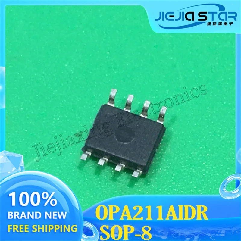 IC OPA211AIDR OPA211AID OPA211K OPA211 100% Original SOP-8 Precision Operational Amplifier Chip 4PCS Free Shipping Electronics