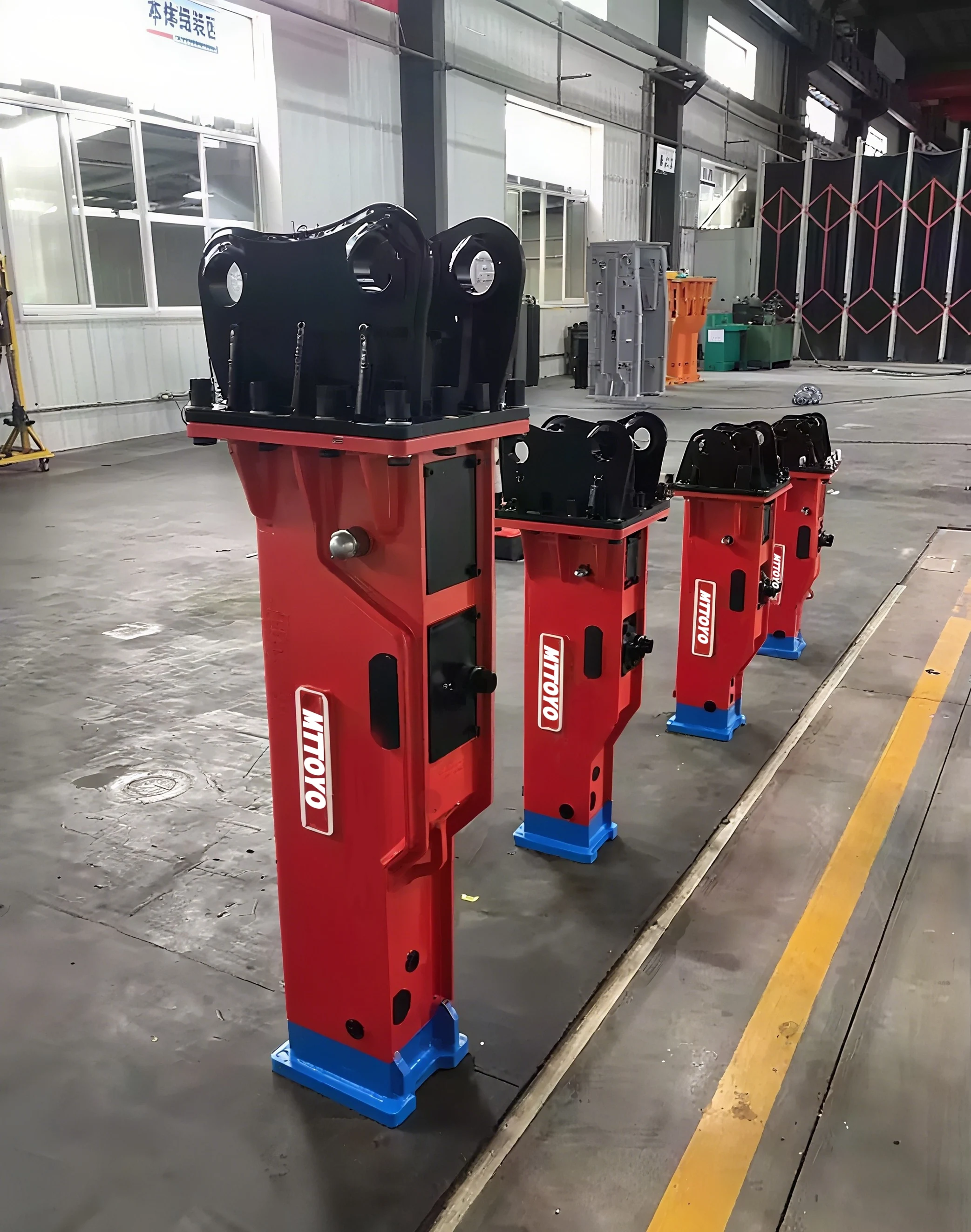 SB35 SB40 مطرقة كسارة هيدروليكية 60 مللي متر 68 مللي متر قواطع التعدين لحفارة 4-6 طن إزالة بناء نفق كسر الصخور