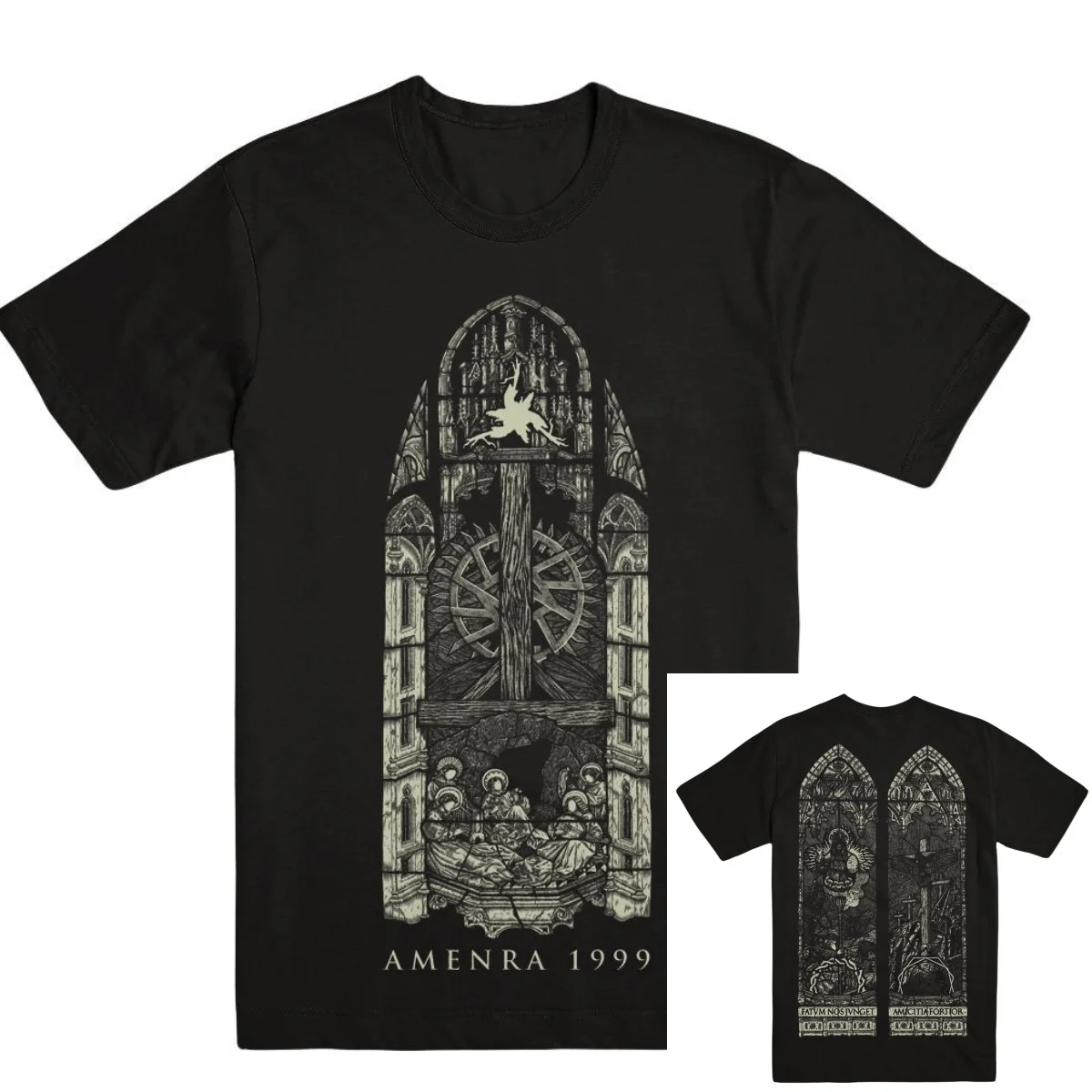 AMENRA Temptation Band T-Shirt Cotton Graphic Tee Men Women Summer Streetwear - view 4