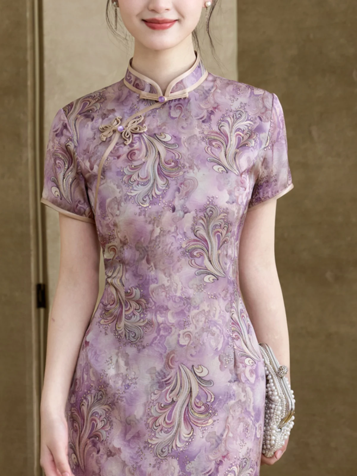 

Ele New Chinese Sle Absolutely Beautiful 2026 New Evening Gown Old anghai Daily Wear Summer Republic of Chi...