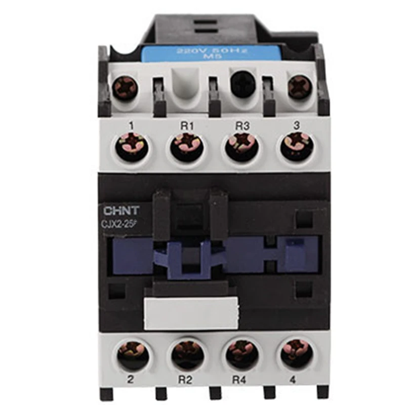 CHINT CJX2-2508 2NO 2NC 25A 220V Rail Mount Contactor Industrial Electric Contactor