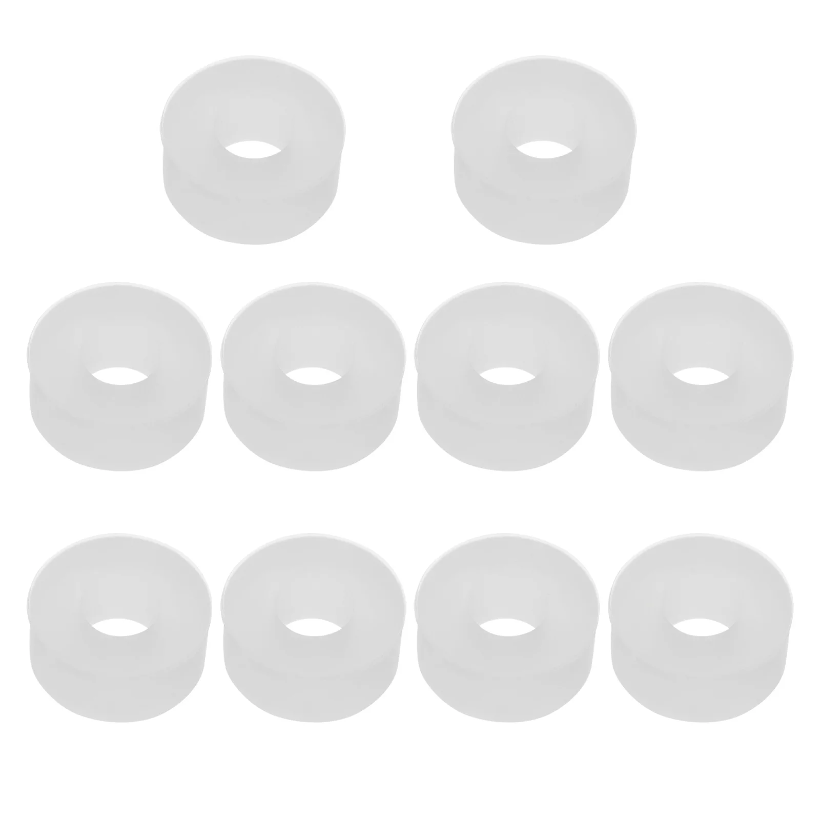 

10Pcs Air Compressor Tire Valve Seal Adapter Inflation Chuck Silicone Seal Tire Inflator Sealing Ring Inflatable Ring