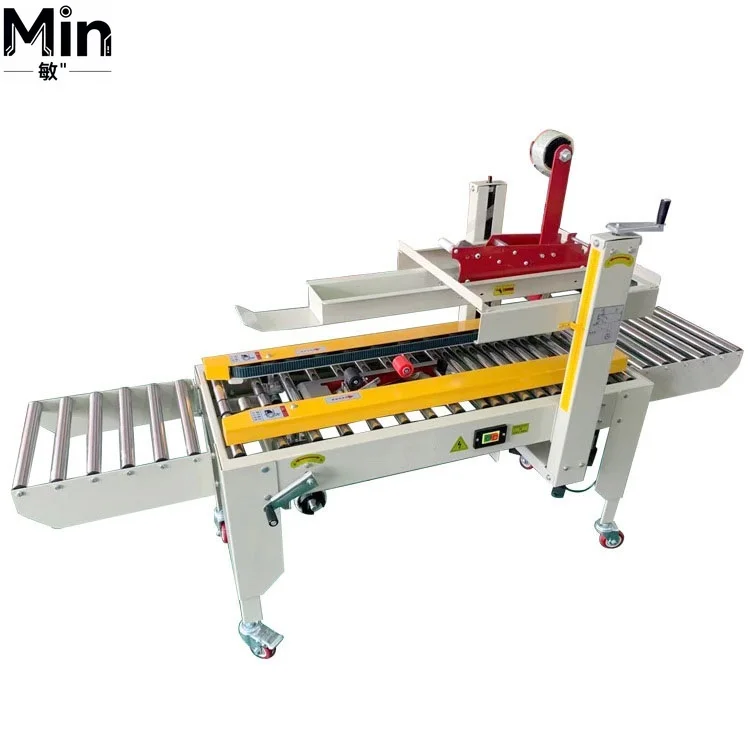 Semi Automatic High Speed Box Sealing Machine Small Carton Sealer for Packaging Line Industrial Packing Production Use