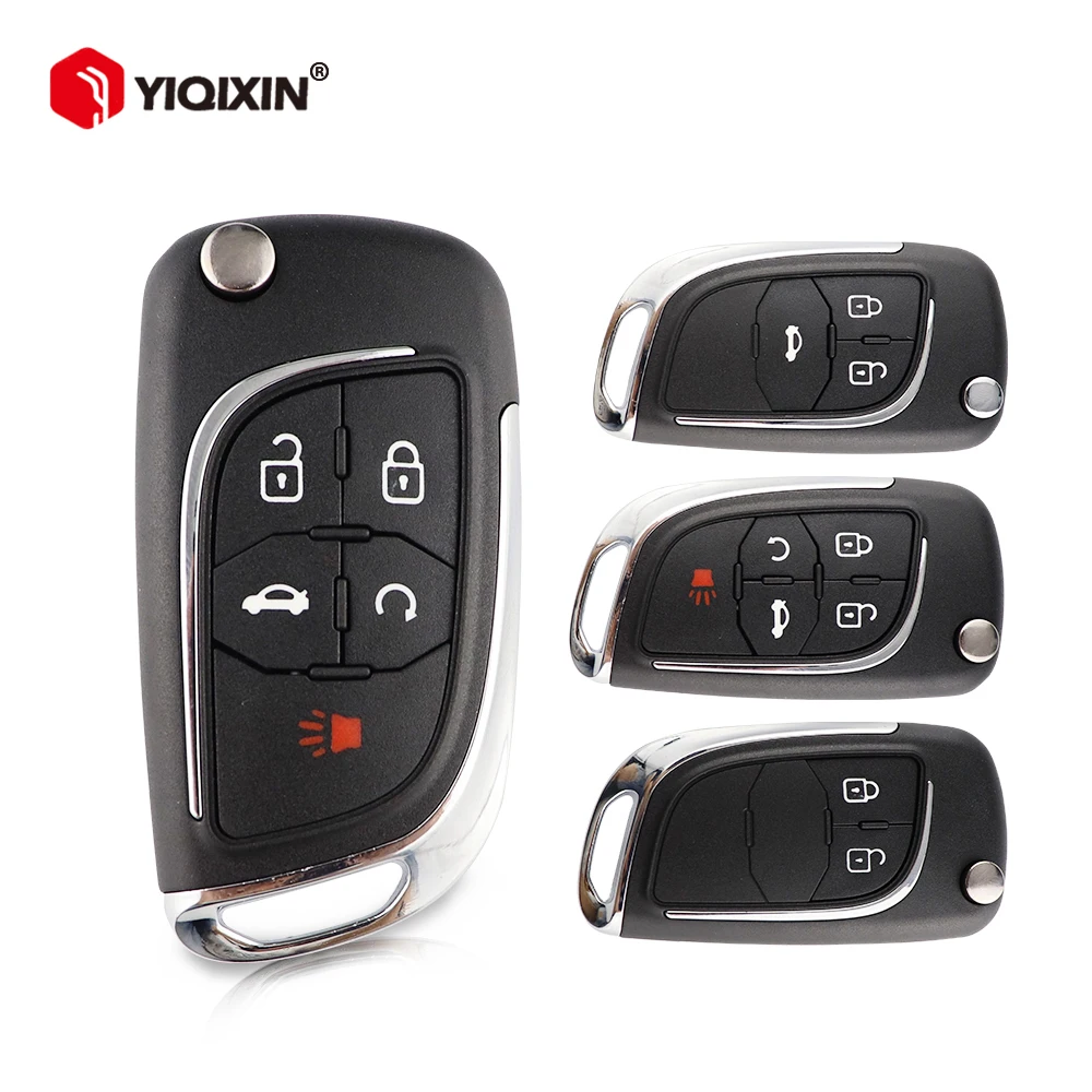 قذيفة مفتاح السيارة عن بعد المعدلة من YIQIXIN ، مناسبة لشيفروليه كروز ، إبيكا ، لوفا ، كامارو ، أوبل ، فوكسهول ، شارة ، أسترا ، موكا