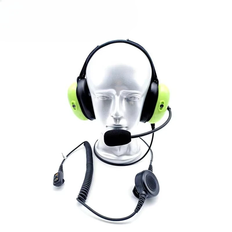 Industrial-grade noise-canceling headphones, SNR28dB, provide better hearing protection