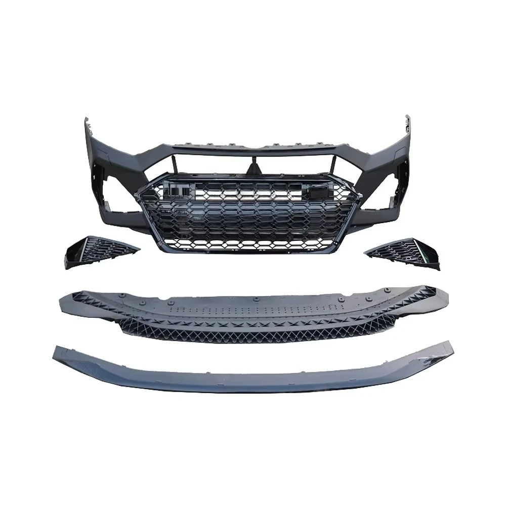

Car Front Bumper Body Kit RS7 Model for STLF A7 Upgrade RS7 Model with Front Grilles C8 2019 2020 2021 2022 2023 2024