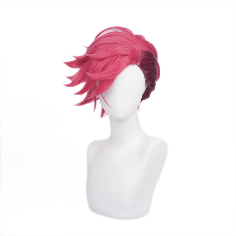 Anime Arcane Vi Cosplay Peruca Jogo LOL Cabelo de Fibra Sintética Para Mulheres