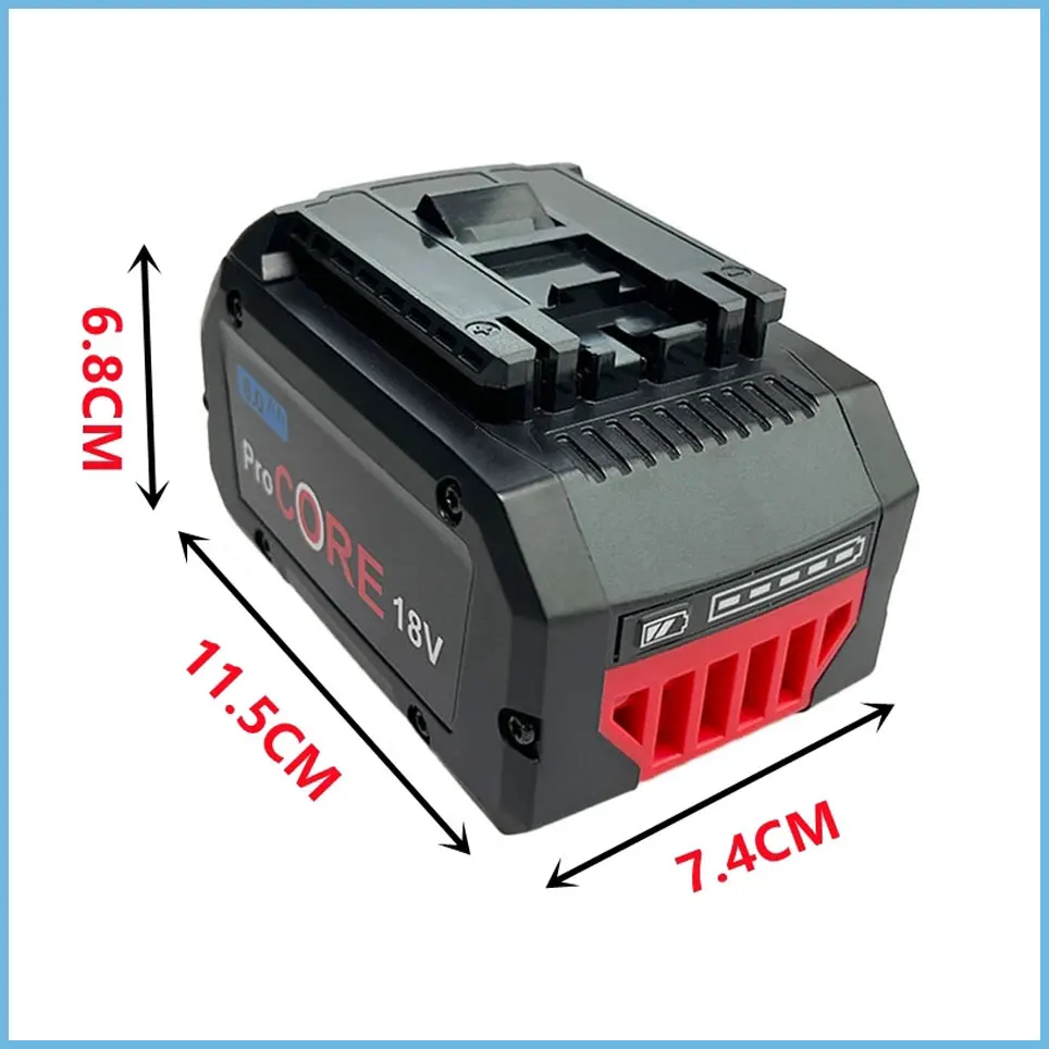 Bosch 18V 8000MAH Professional System Cordless Tool BAT609 BAT618 GBA18V8 21700 Battery 18V 8.0Ah ProCORE Replacement Battery