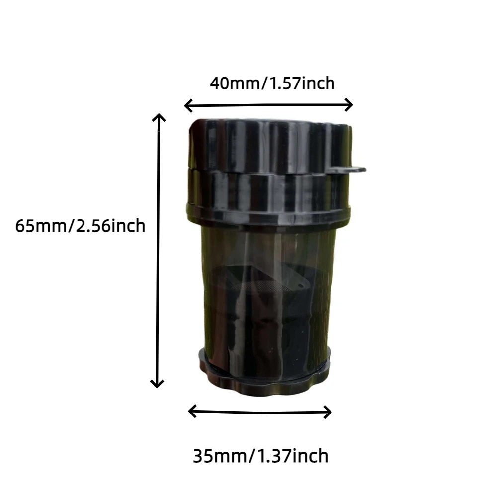 2 in 1 Multifunction Plastic Spice Mill with Storage Smoking Pepper Grinder Home Supplies Cigarette Accessories