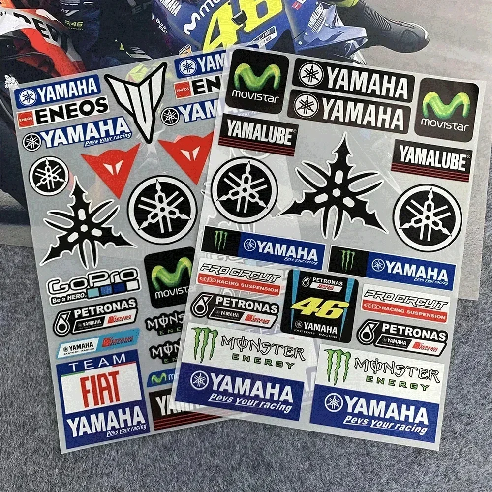 

Durable Motorcycle Stickers Waterproof Reflective Decals for Car Bike Helmet Fuel Tank Custom Decoration