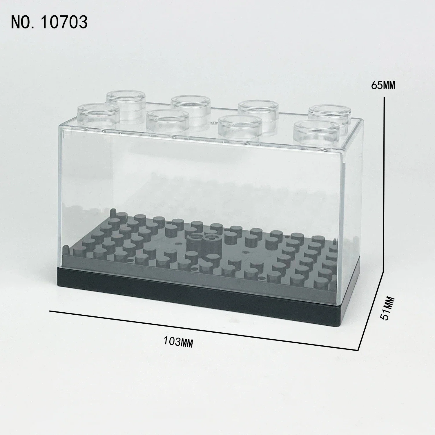 Transparent Display Rack Showcase Wall Element Bricks Toys MOC Ornament DIY City Scene Building Blocks Compatible With LEGO