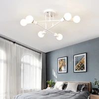 Nordic Minimalist Pendant Light Ceiling Lamp LED Chandelier Suitable for Bedrooms Living Rooms Black Gold Lighting Decoration 4