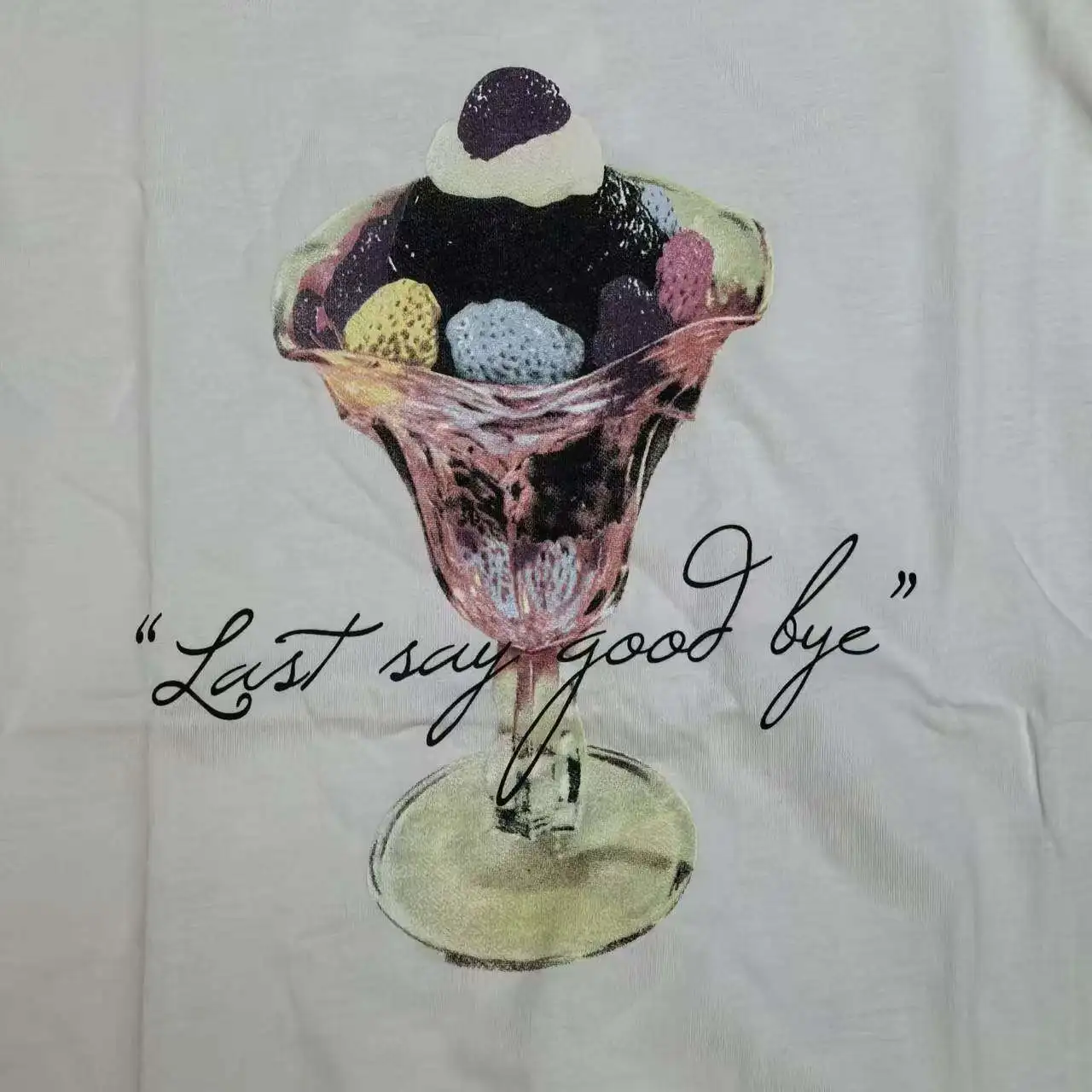 Lmyer Number Nine Archive Ice Cream Loose T-shirt Short Sleeve Ins Couple Same Style Tees